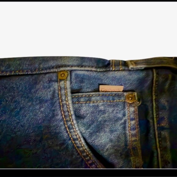 Men's carhartt Flannel Lined Blue Jeans, Sixe 38x34, made in Mexivo. - Picture 3 of 5